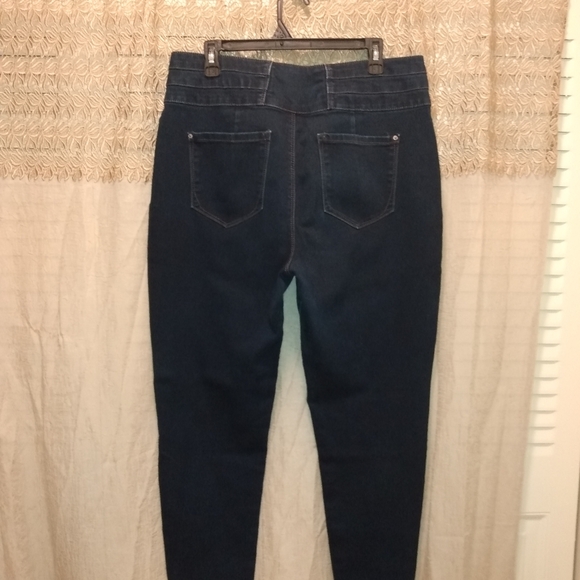 Curve Appeal Tummy Control High Waist Jeans Women's Size 16 - Picture 2 of 6